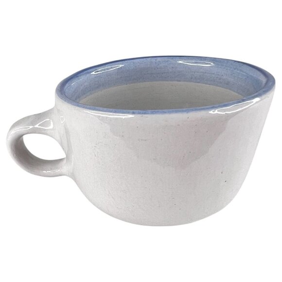 M A Hadley Pottery Farmers Wife Cup THE END Coffee Mug Signed Farm Country Scene - Picture 3 of 7